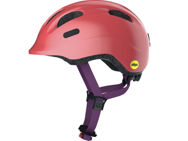 Abus Smiley 2.1 Mips Cykelhjelm, Sparkling Peach