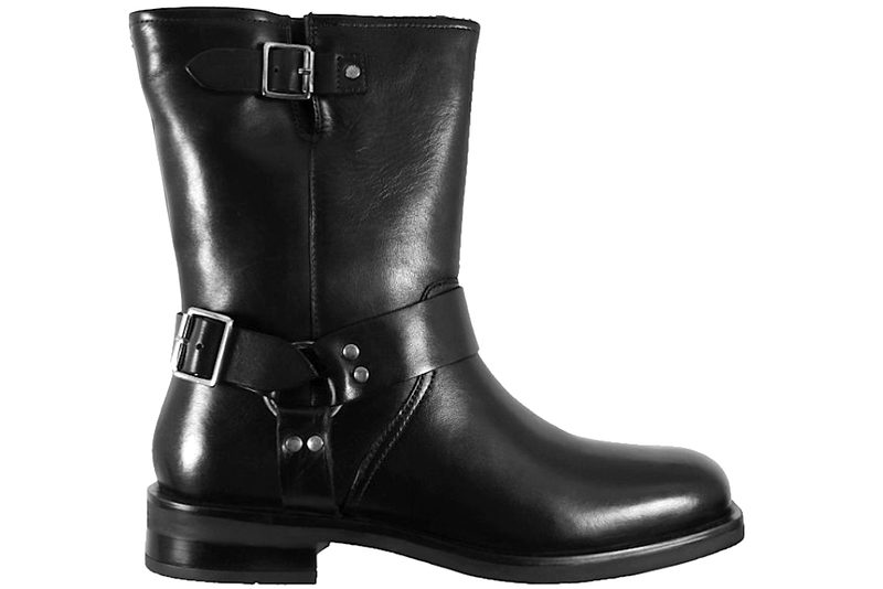 COPENHAGEN SHOES HEARTBEAT STØVLE I SORT GLAT SKIND