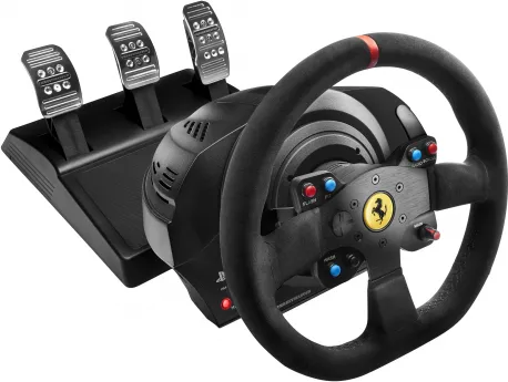 Thrustmaster Ferrari T300 Integral Racing - Alcantara - rat og pedalsæt - kabling - for PC, Sony PlayStation 3, Sony PlayStation 4, Sony PlayStation 5