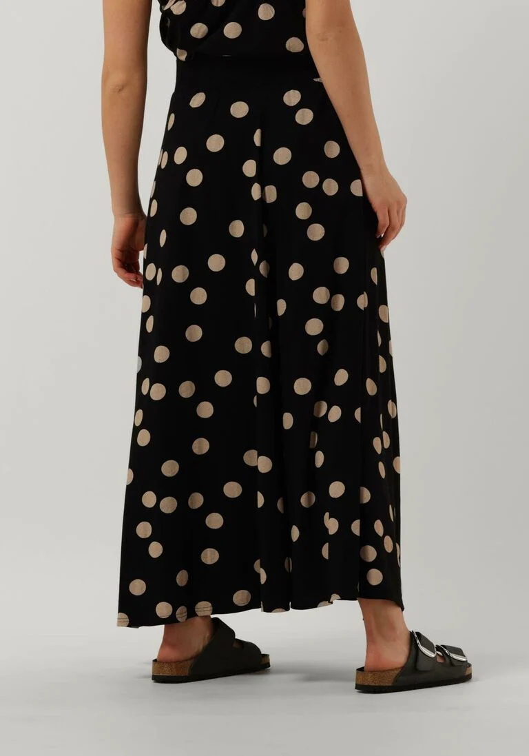 10DAYS zwarte 10days midirok skirt polka dot