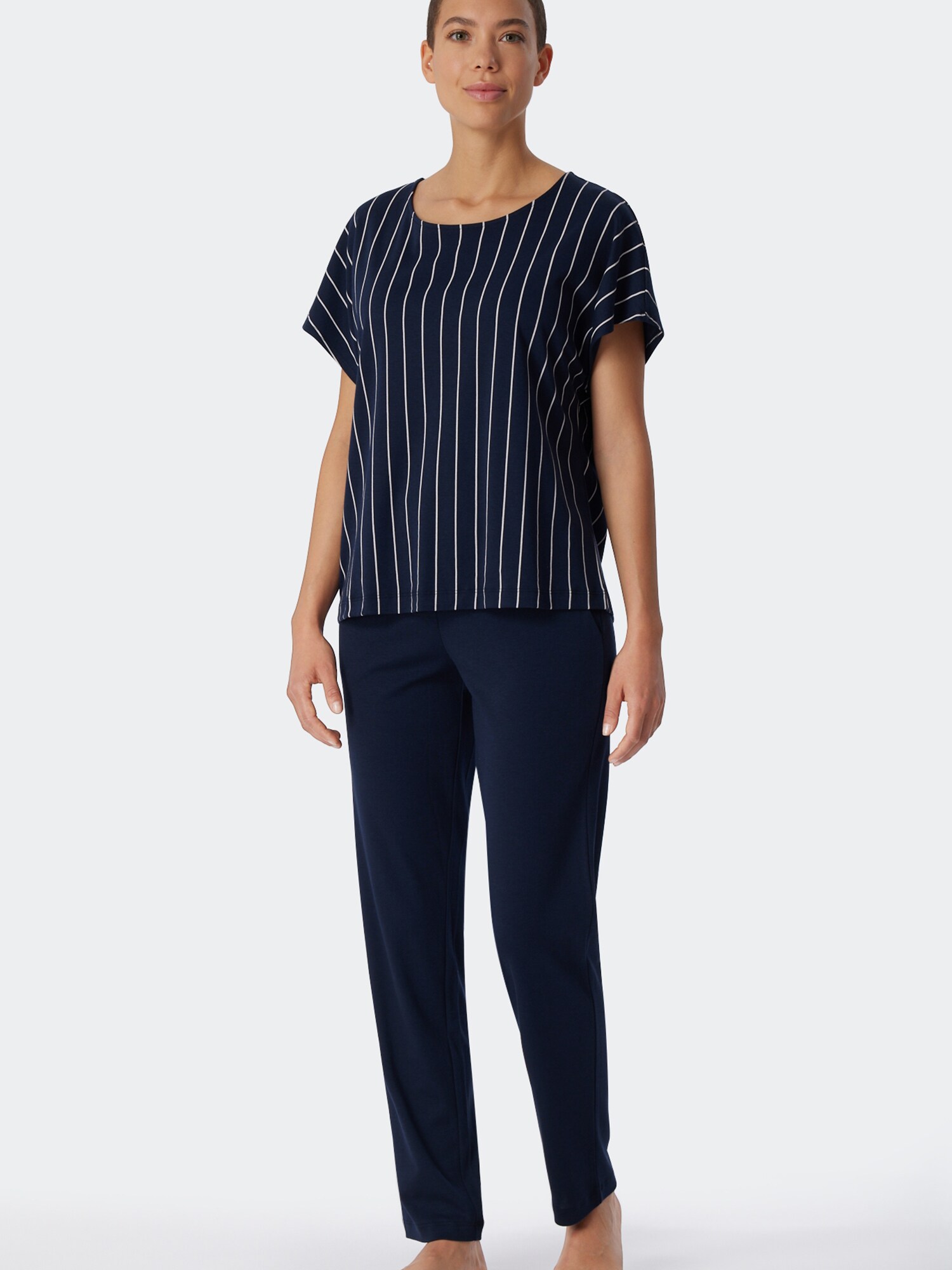 Schiesser Damen Pyjama Modern Nightwear
