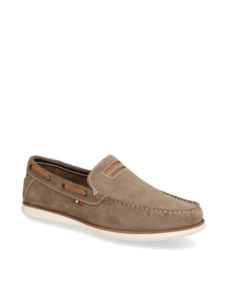 Veloursleder Slipper sportiv
