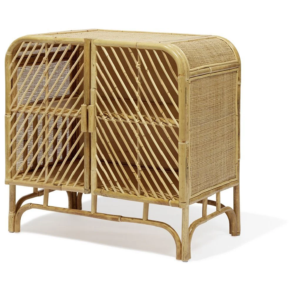 Buffet Malang rotin naturel - L80xP53xH80 cm