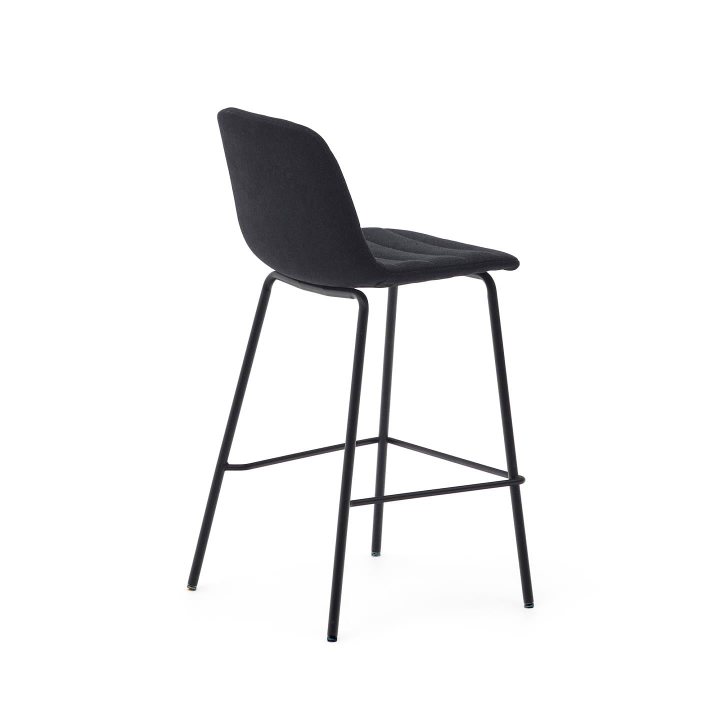 Kave Home Barhocker ZUNILDA schwarz/mattschwarz
