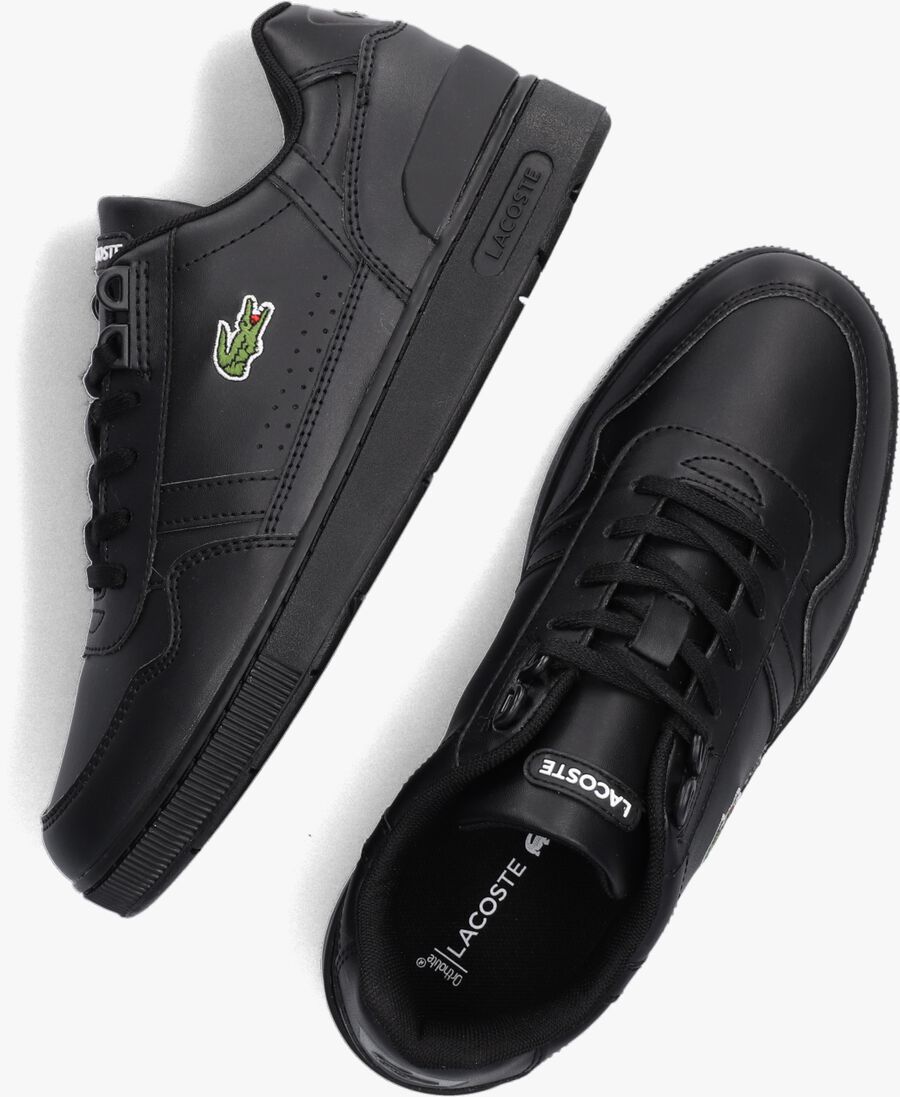LACOSTE zwarte lacoste lage sneakers t-clip j