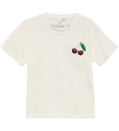 Vero Moda Girl T-Shirt - VmPhotostatic - Snow White/Strawberry