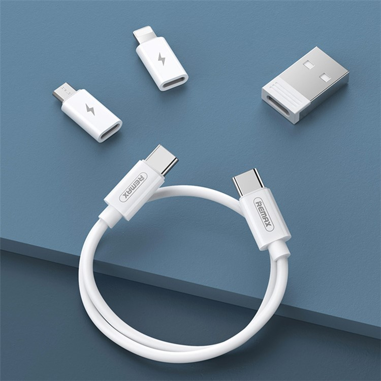 (60W) Multifunktionale Kabel Box mit Ladekabel / Adapter / SIM Karten Halterung - Blau