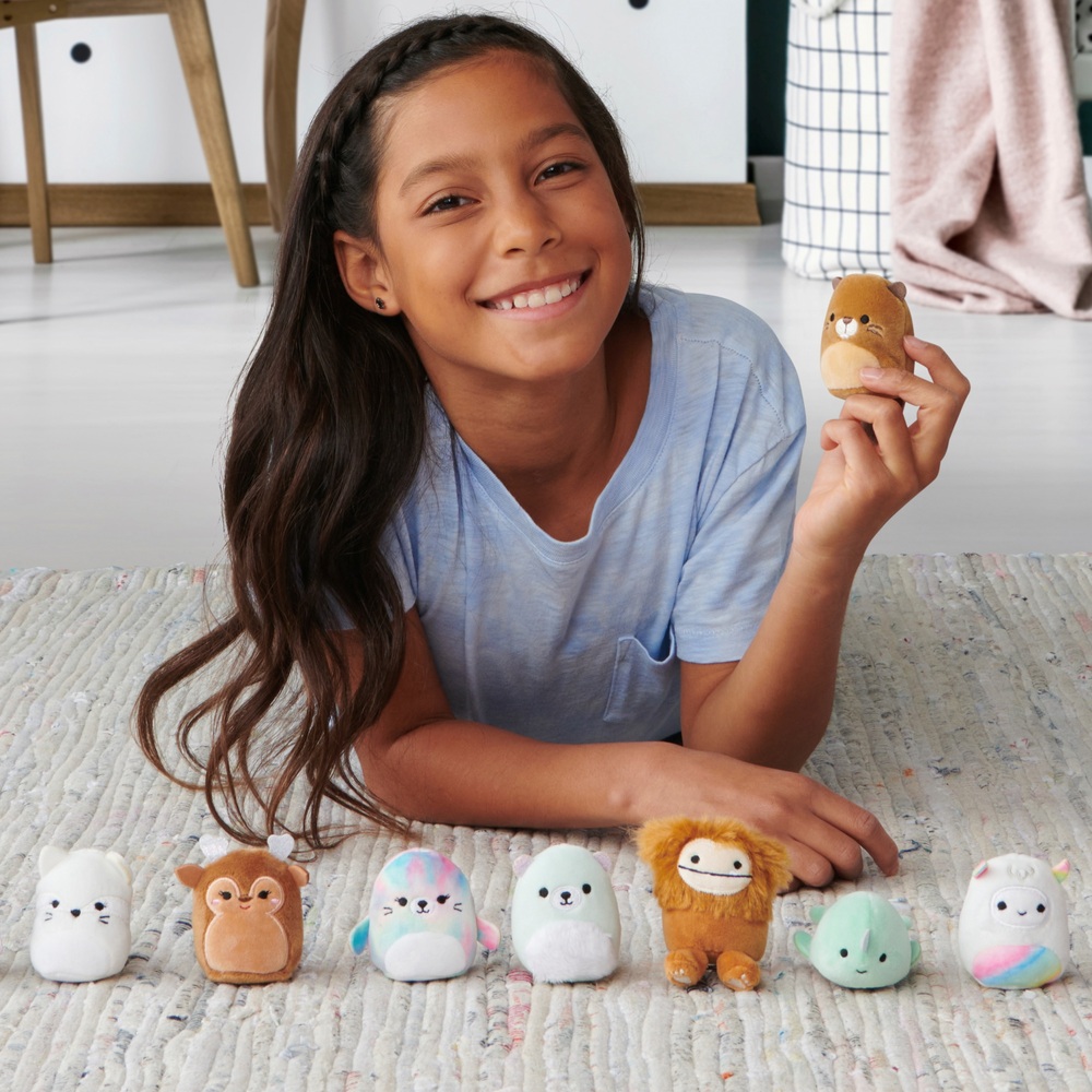 Squishville von Original Squishmallows Wild Ones Squad Plüschtier-6er-Pack