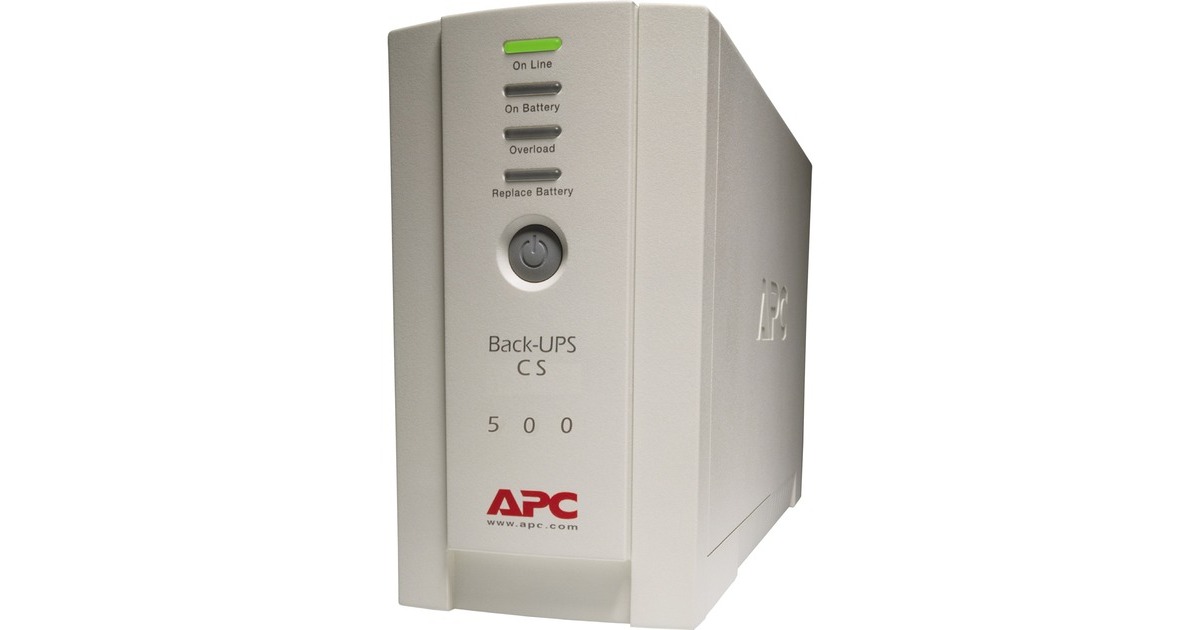 APCBack-UPS 500VA noodstroomvoeding ups  (Beige, 4x C13 uitgang, USB, BK500EI, Retail)