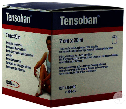 Bsn Medical Tensoban Bande De Protection Sous Contention Adhésive 20m x 7cm Pièce 1 (7150008)