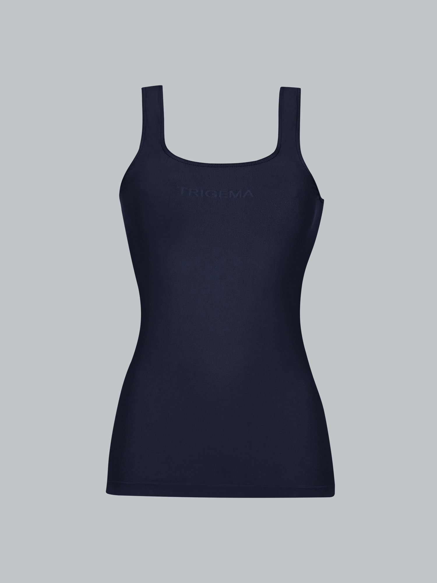 Trägershirt aus Polyamid/Elastan Navy