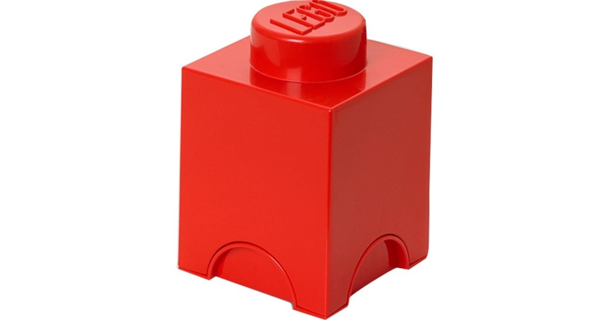 Room CopenhagenLEGO Storage Brick 1 Rood opbergdoos  (Rood)