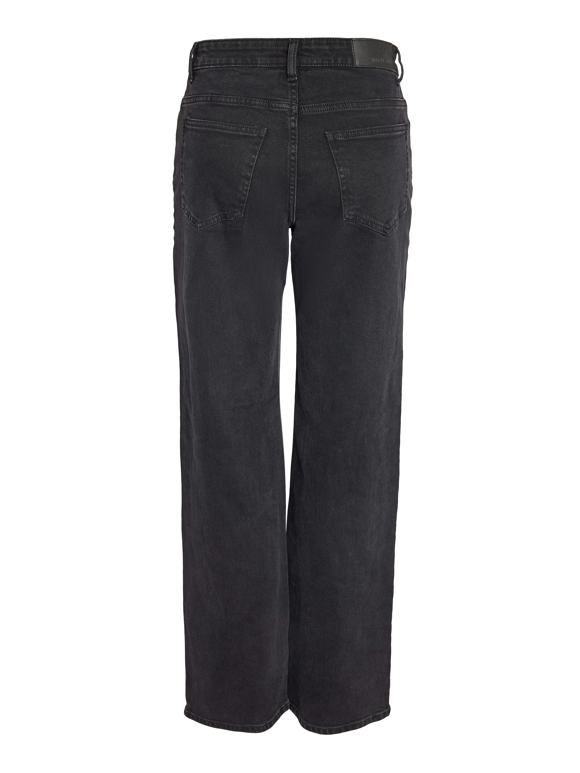 Noisy may Straight-Jeans »NMYOLANDA NW WIDE JEANS BLACK NOOS«, extra lang