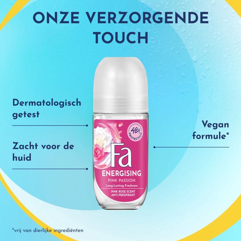 Fa Pink Passion - Deoroller - Voordeelverpakking - 5 x 50 ml