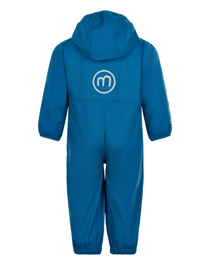 Softshell-Overall SOLID 20 mit Kapuze in dunkelblau