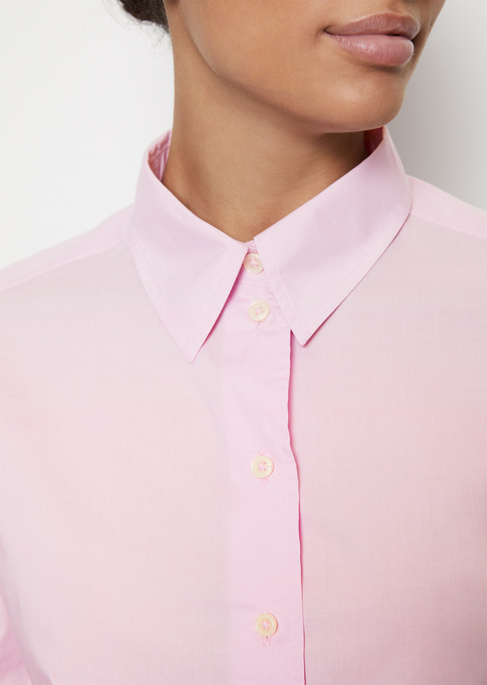 Bluse A-Shape aus Papertouch-Popeline