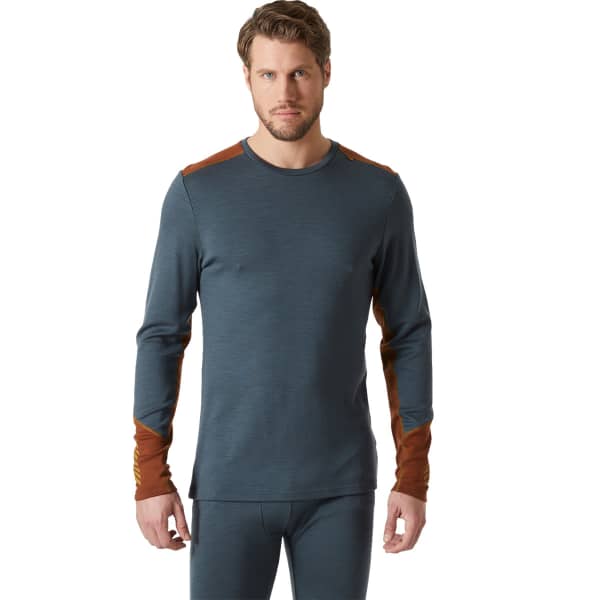 T-shirt thermique HELLY HANSEN LIFA MERINO MIDWEIGHT CREW ALPINE FROST