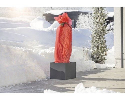 Wintervliesdecoratie FloraSelf 10x1,6 m 30g/m² rood