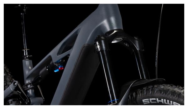 VTT Électrique Tout-Suspendu Cube Stereo Hybrid One77 HPC Race 800 Shimano Deore 12V 800 Wh 29''/27.5'' Gris Slap 2025