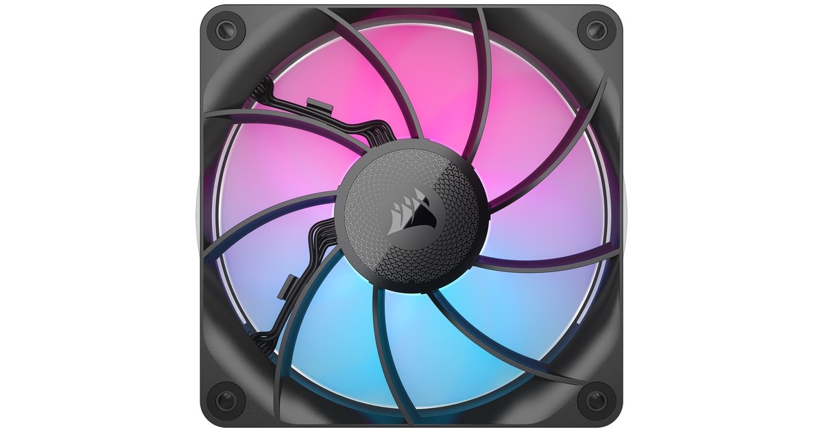 CorsairRX120 MAX RGB case fans  (Zwart, 3 stuks, 120 x 120 x 30 mm, PWM)