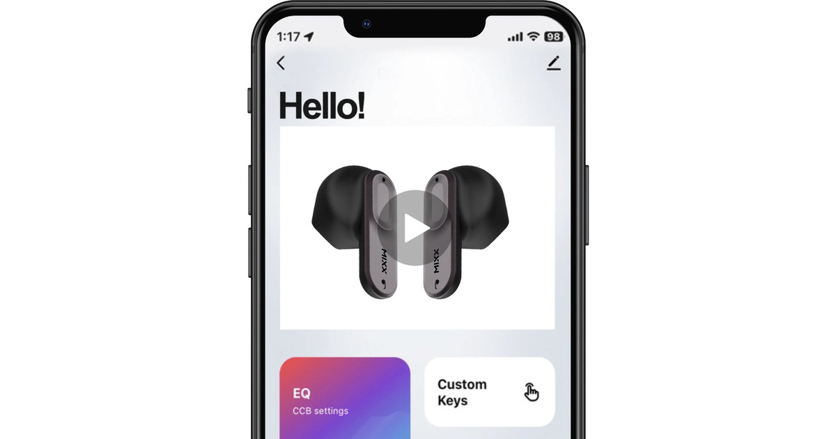 MIXXStreamBuds Ultra Hybrid True Wireless Earbuds  headset  (Zwart)
