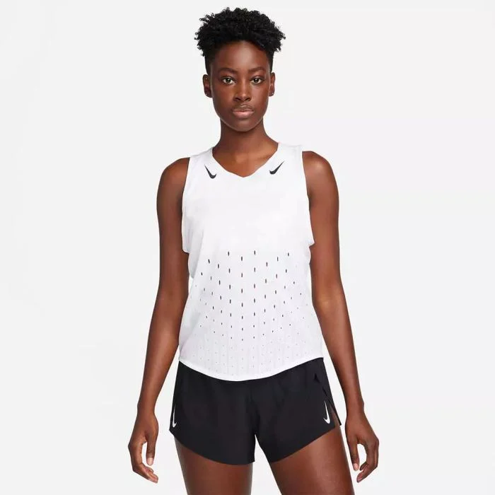 Nike Dame Singletter Dri-FIT Advanced Aeroswift Singlet Hvid
