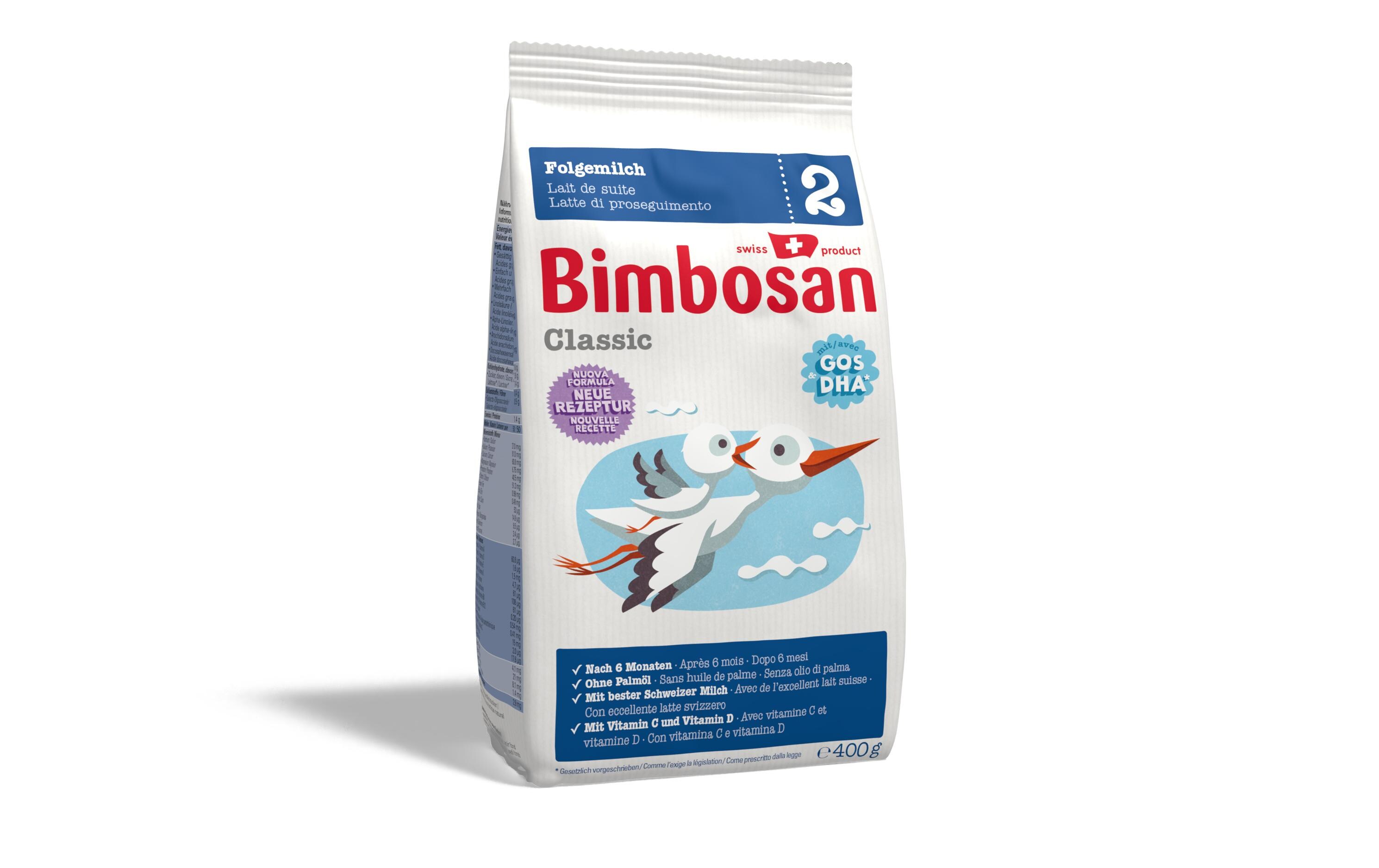 BIMBOSAN Classic 2 Folgemilch<br>400 g, Beutel, Pulver, refill