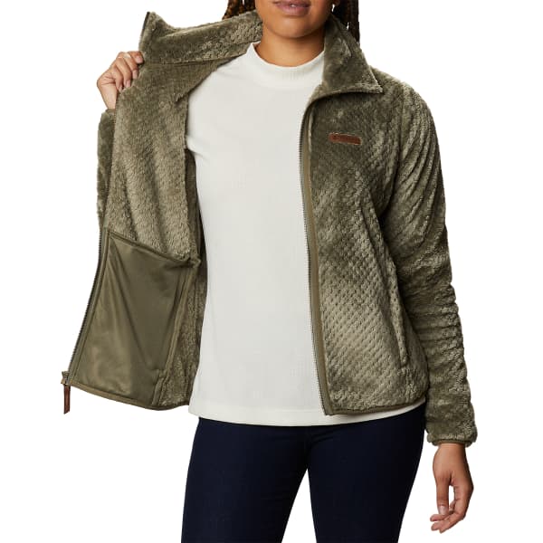 Veste polaire COLUMBIA FIRE SIDE II SHERPA FULL ZIP STONE GREEN