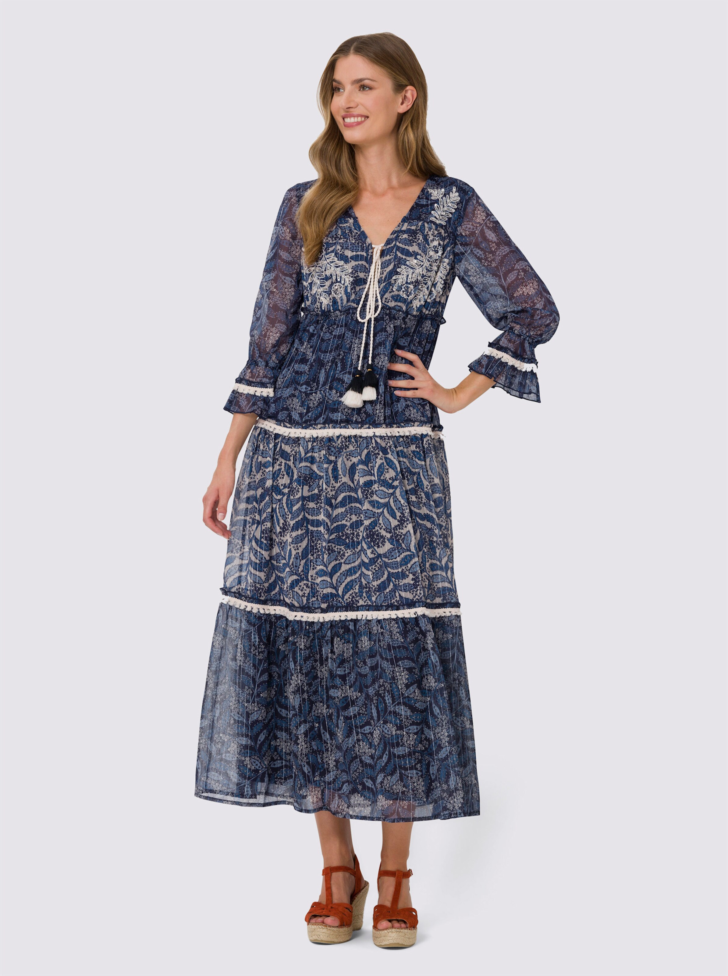 Druck-Kleid