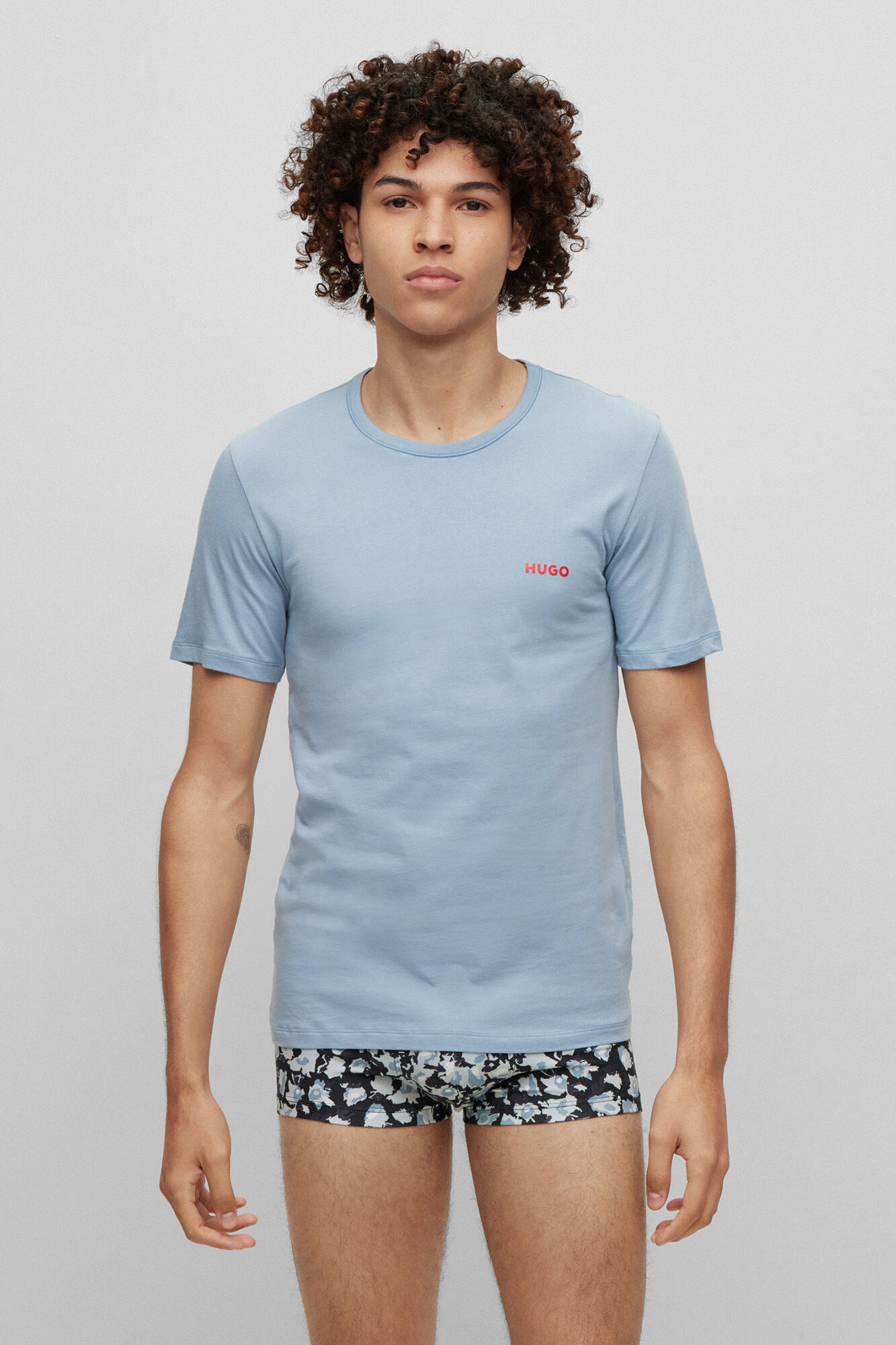 Pacote com 3 camisetas - azul marinho
