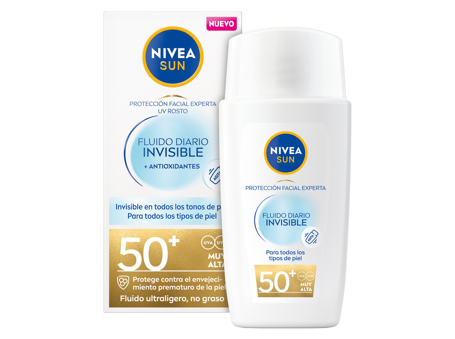 PROTETOR SOLAR NIVEA SUN FLUÍDO INVISÍVEL FP50  50ML