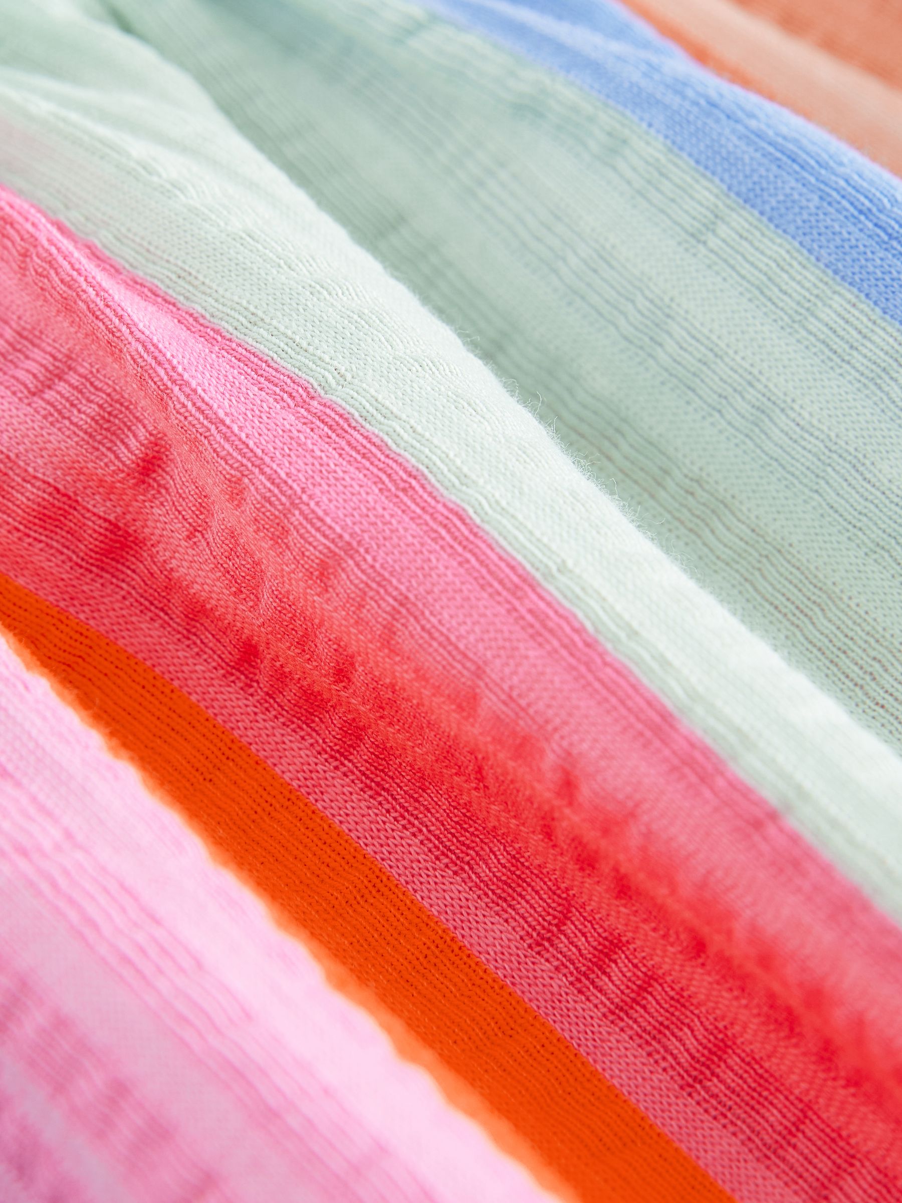 Regenboogstrepen - Zomerjurk met korte mouwen (3mnd -7jr)
