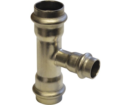 Viega Sanpress persfitting met SC-Contur T-stuk 18x15x18mm roestvrij staal 435929