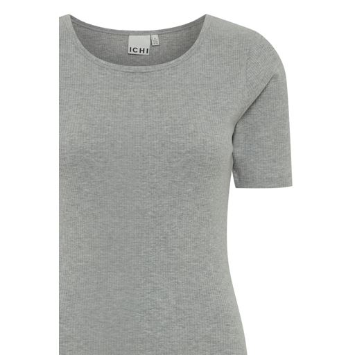 Ichi Kortærmet T-shirt, Grey, L