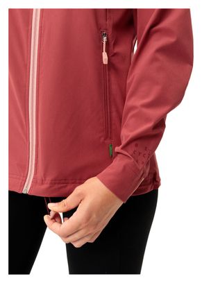Veste Coupe-Vent Femme Vaude Neyland Rouge