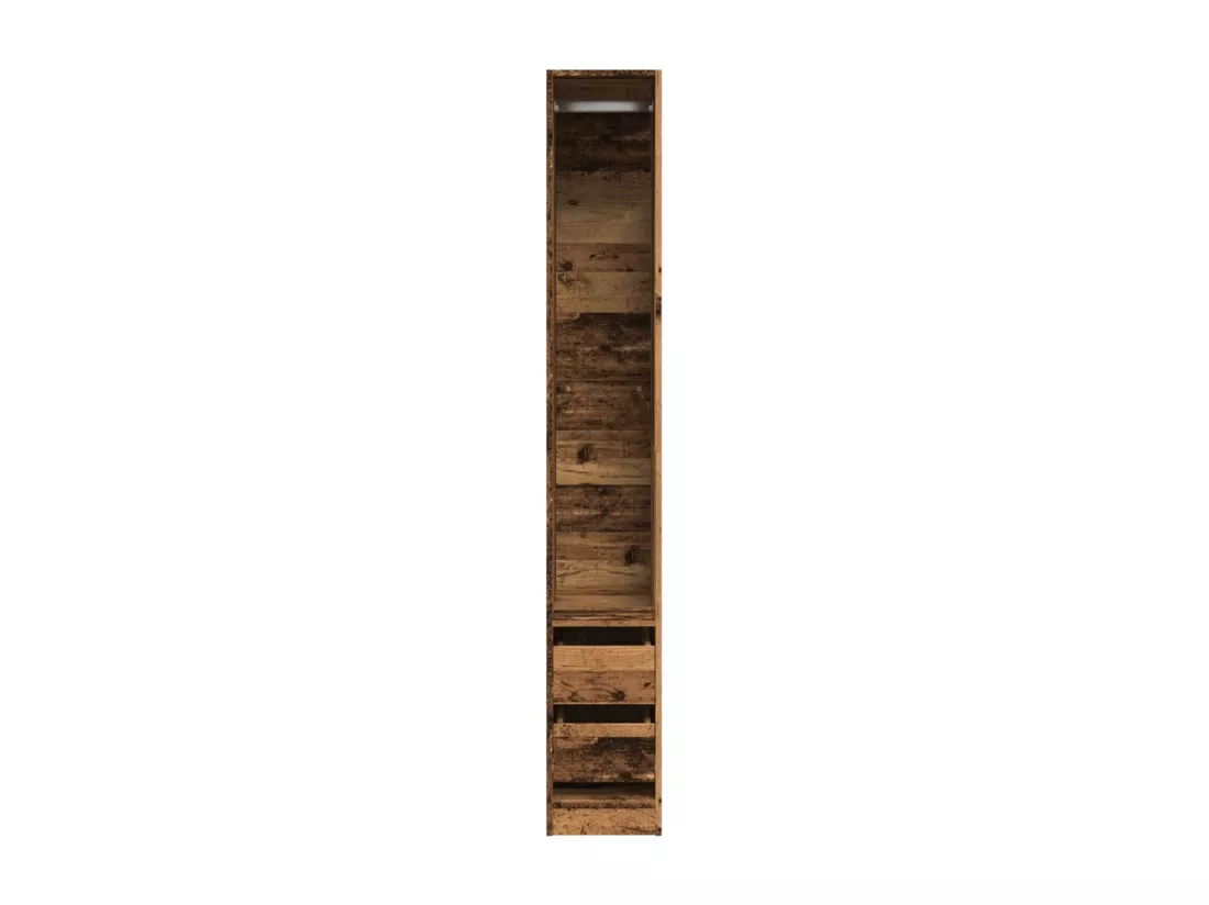 Garde-robe vieux bois 30x50x200 cm bois d'ingénierie