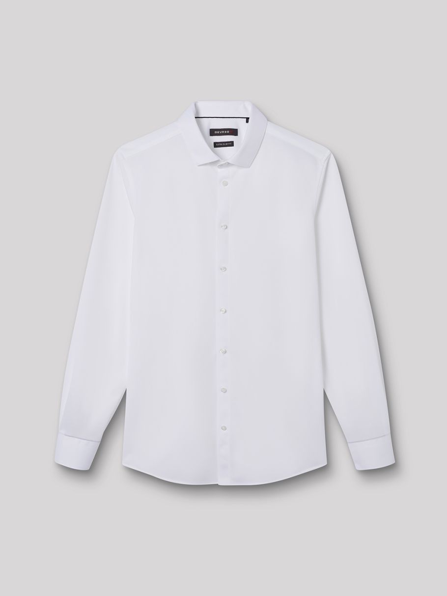 Chemise extraslim unie