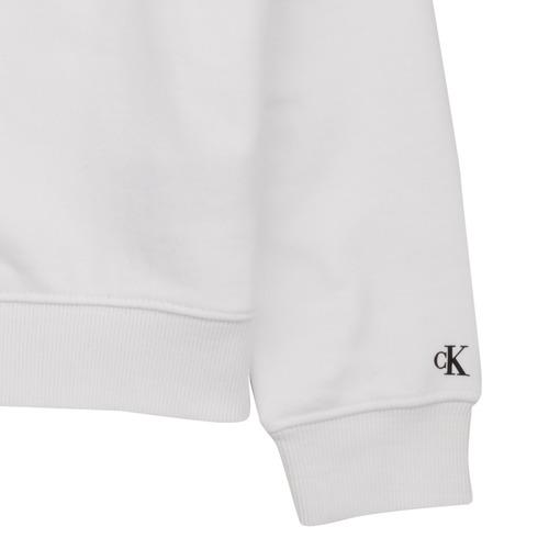 Calvin Klein Jeans - MINI BLOCK LOGO HOODIE - Blanc
