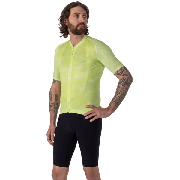 Maillot vélo 7MESH PACE JERSEY SS MEN'S LIME SORBET