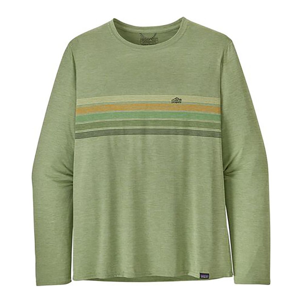 Patagonia CAP COOL DAILY GRAPHIC - Tee-shirt Homme line logo ridge stripe salvia green x-dye