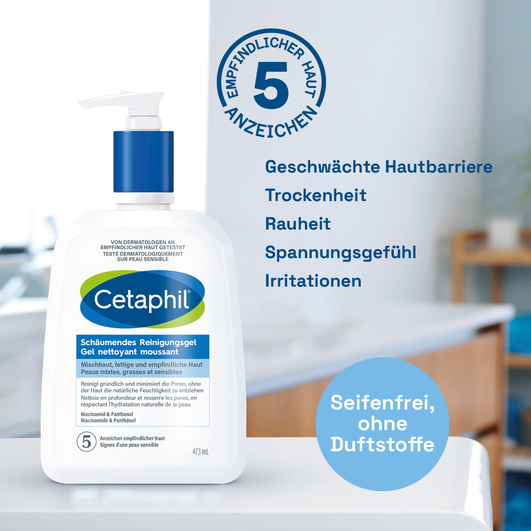 CETAPHIL Schäumendes Reinigungsgel<br>473 ml, Dispenser, Gel