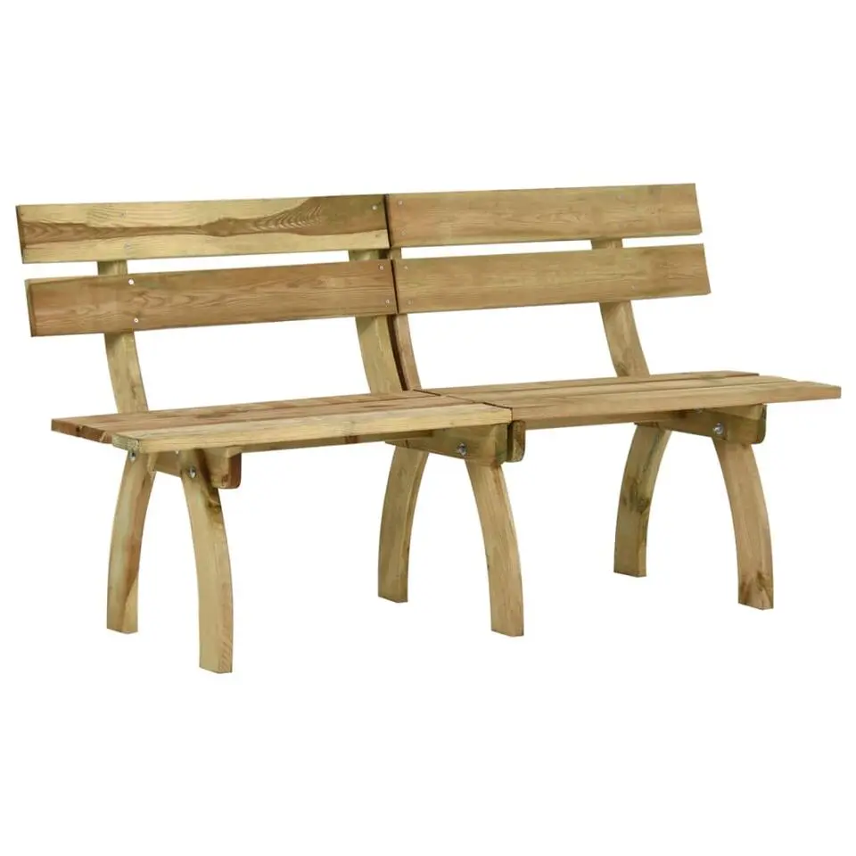 vidaXL - Tuinbank - Bruin - Grenenhout - 160 x 60 x 86 cm