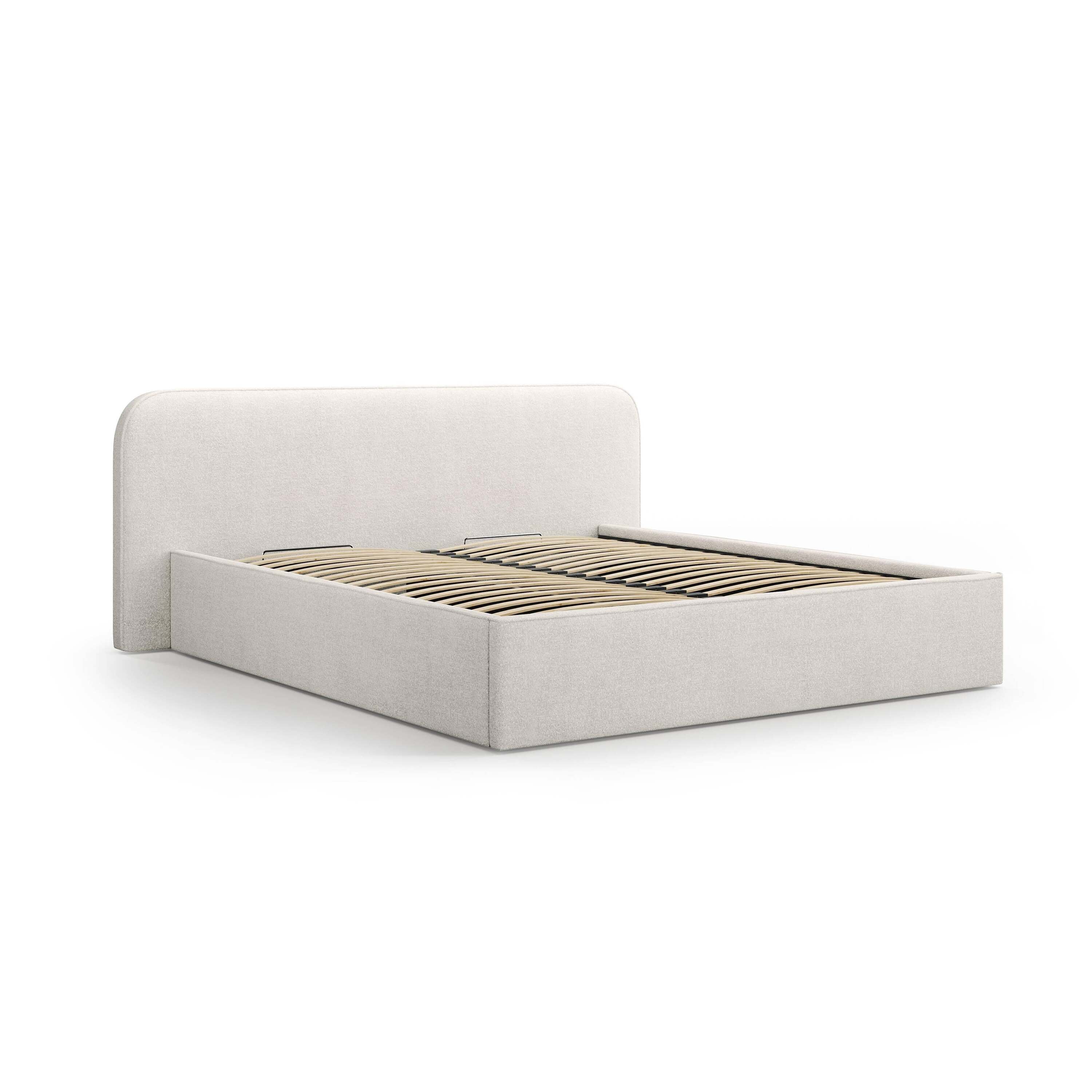 Micadoni Bedframe met opbergvak Elizabeth 160x200 bouclé