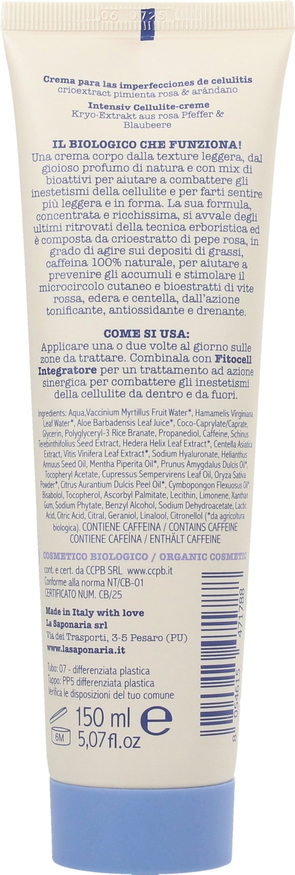 La Saponaria  Fitocell Out Massagecreme, 150 ml