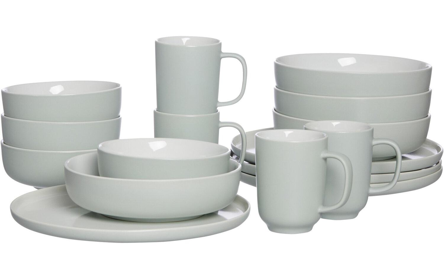 Speise-Service Jasper 16-teilig, Mint<br>Geschirr-Set