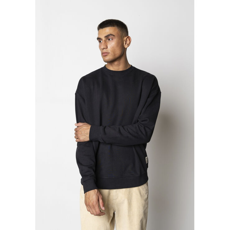 Fat Moose Nelson Organic Crew Black