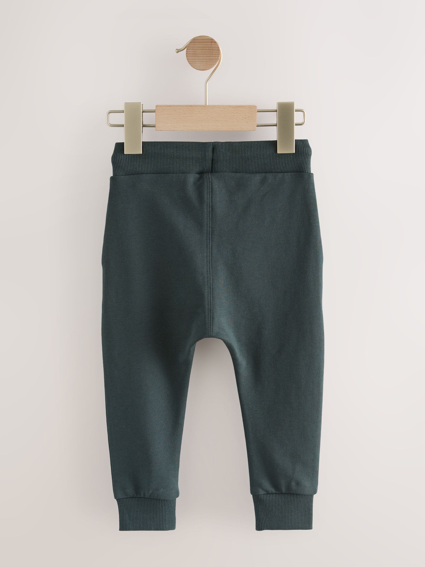 Blauw/Lichtbruin/Antracietgrijs - Set van 3 superskinny joggingbroeken (3 mnd-7 jr)