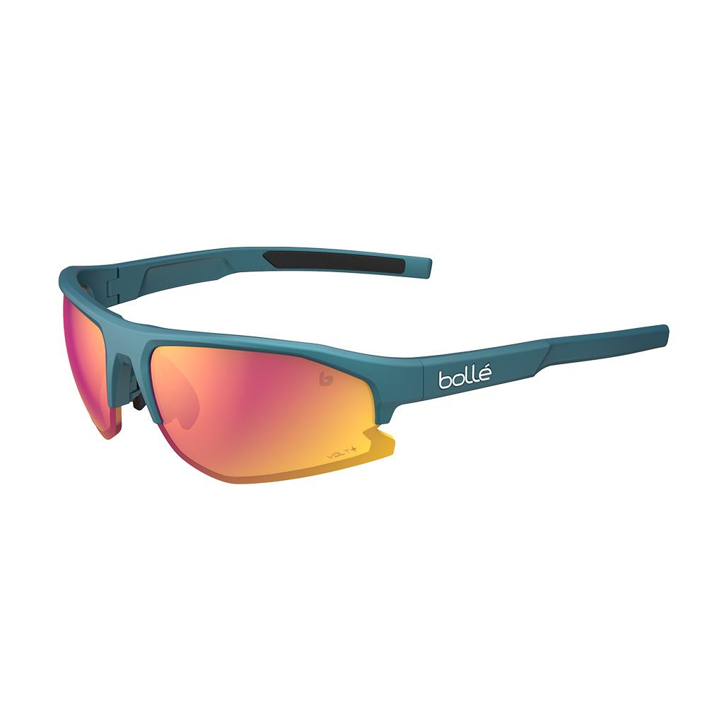 Bolle BOLT 2.0 S - Lunettes de soleil polarisés creator teal metallic/volt+ ruby