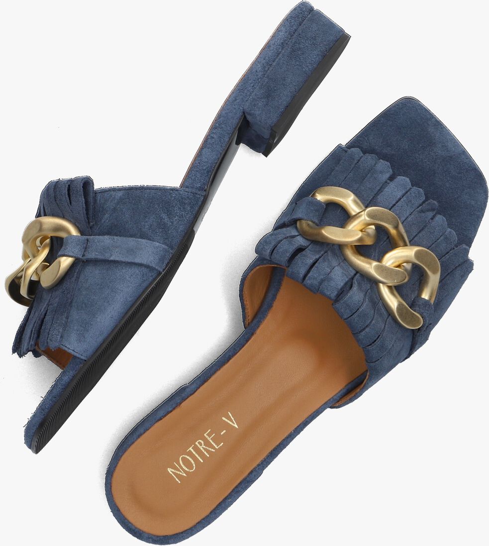 NOTRE-V blauwe notre-v slippers 105 6409