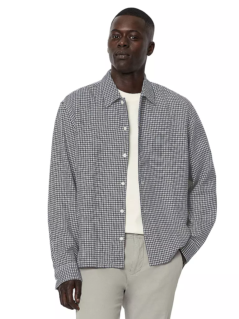 MARC O'POLO Hemd Regular Fit  blau